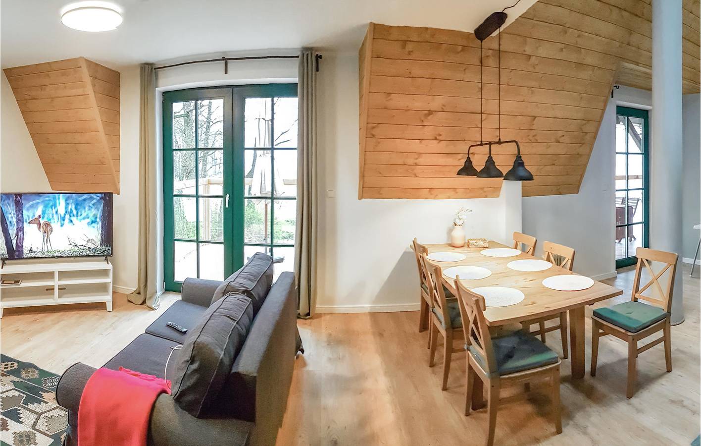 Ganze Ferienwohnung, Ferienwohnung für 6 Personen mit Terrasse in Ermland-Masuren