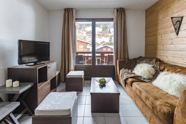 Location de vacances pour 8 personnes, avec balcon et sauna à Les Gets