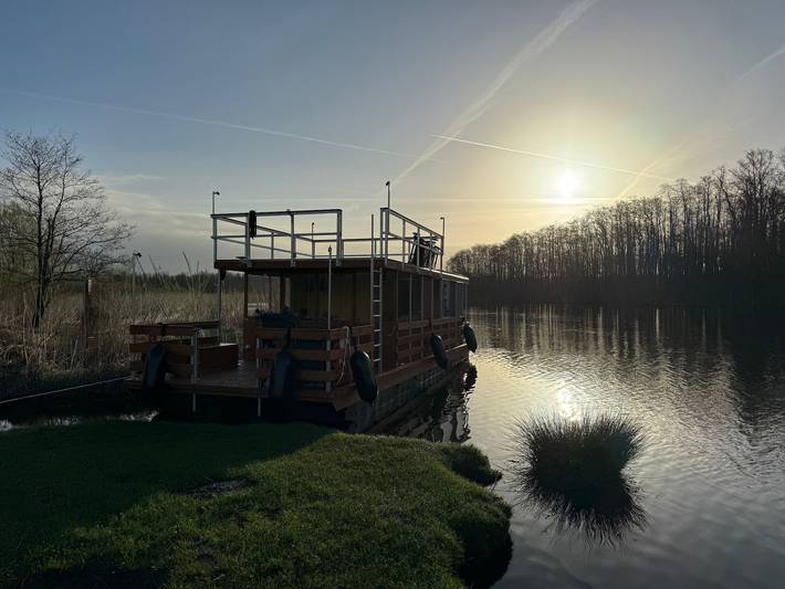 Ferienwohnung für 6 Personen, mit Balkon und Terrasse sowie Seeblick in Anklam