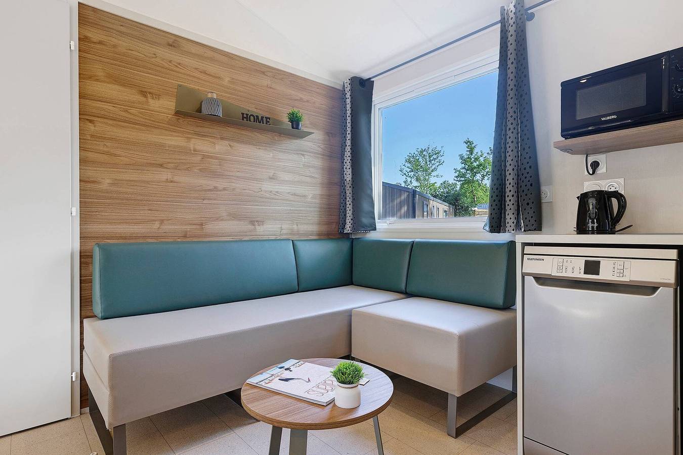 Mobilheim „Evasion 46“ mit Gemeinschaftspool und Terrasse in Saint-Gervais (Vendée), Vendée