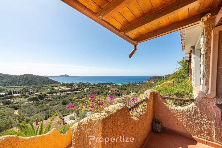 Villa per 5 persone, con giardino e balcone a Villasimius