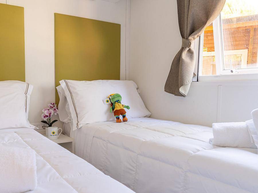 Orbetello Camping Village - Mobilheim 4 personen - Deluxe Lodge in Orbetello, Grosseto Provinz