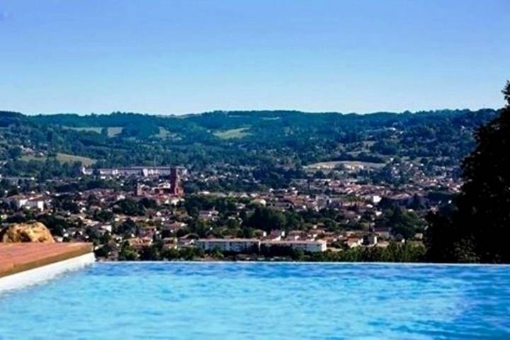 Location de vacances pour 15 personnes, avec jardin ainsi que vue et piscine, animaux acceptés à Villeneuve-sur-Lot - 2