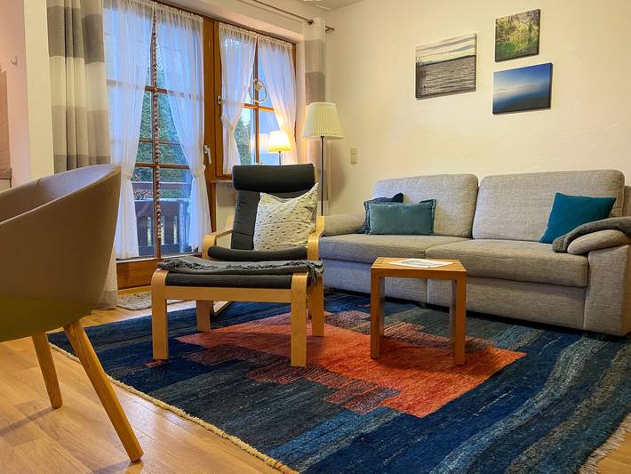 Ferienwohnung für 2 Personen, mit Seeblick und Sauna sowie Garten, mit Haustier in Chieming - 3