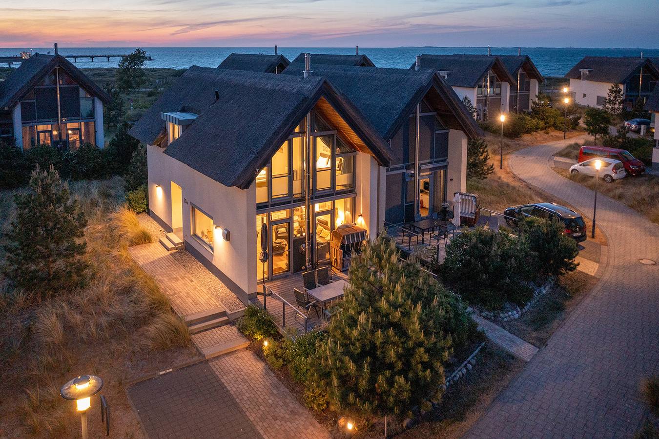 Ostsee - Reetdachhaus Nr. 43 "Ostseestern" im Strand Resort in Steinwarder, Heiligenhafen