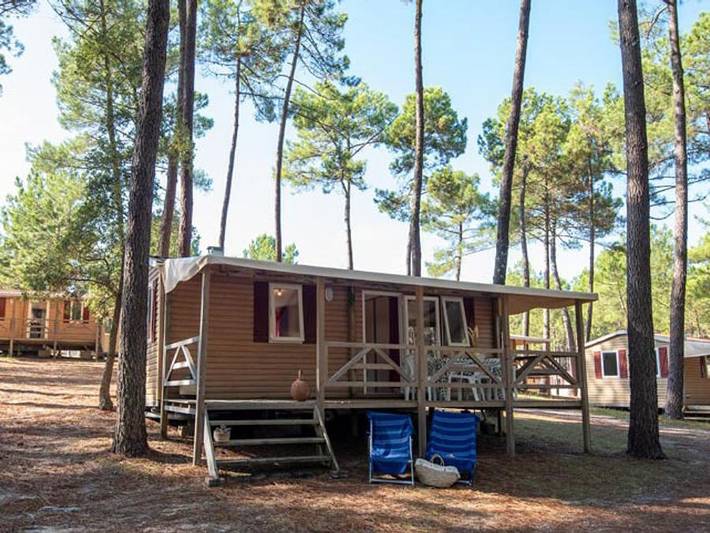 Camping für 4 Personen, mit Kinderpool und Balkon/Terrasse in Biscarrosse - 3