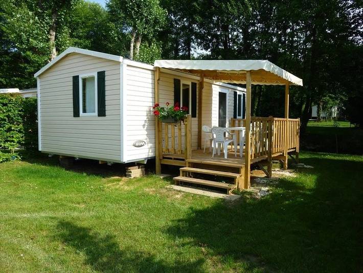 Mobil home pour 4 personnes, avec bassin pour enfant à Tamniès - 3