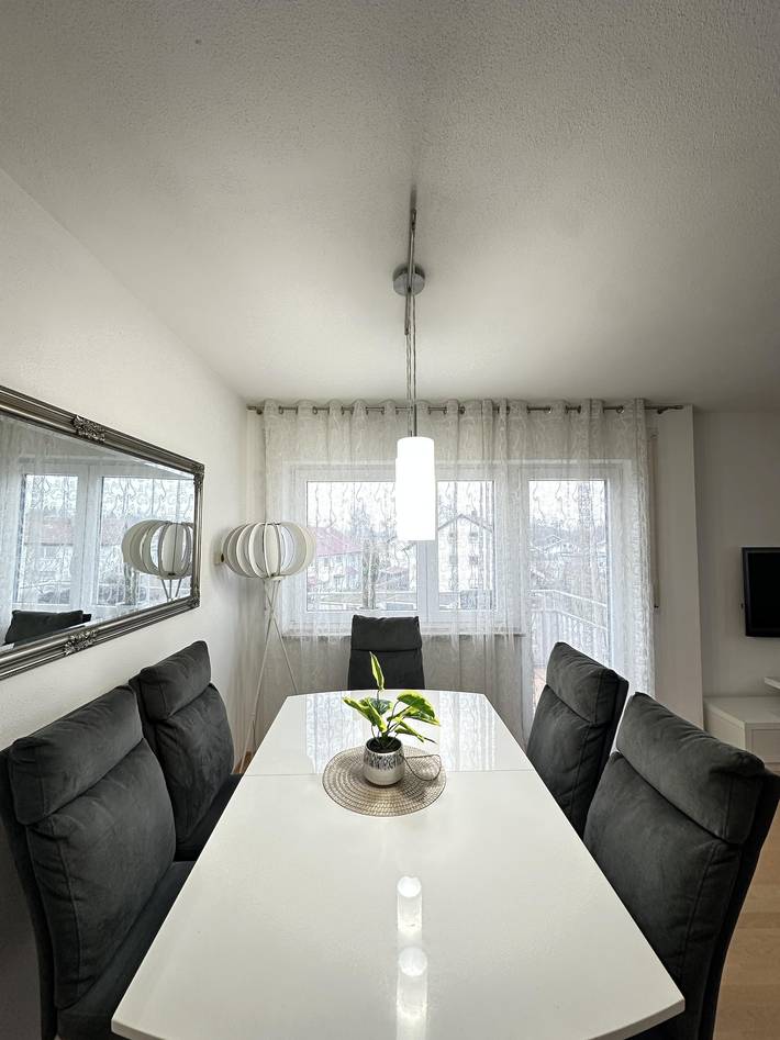 Ganze Ferienwohnung, Appartement/Fewo, Dusche, Wc, 2 Schlafräume in Isny, Isny im Allgäu