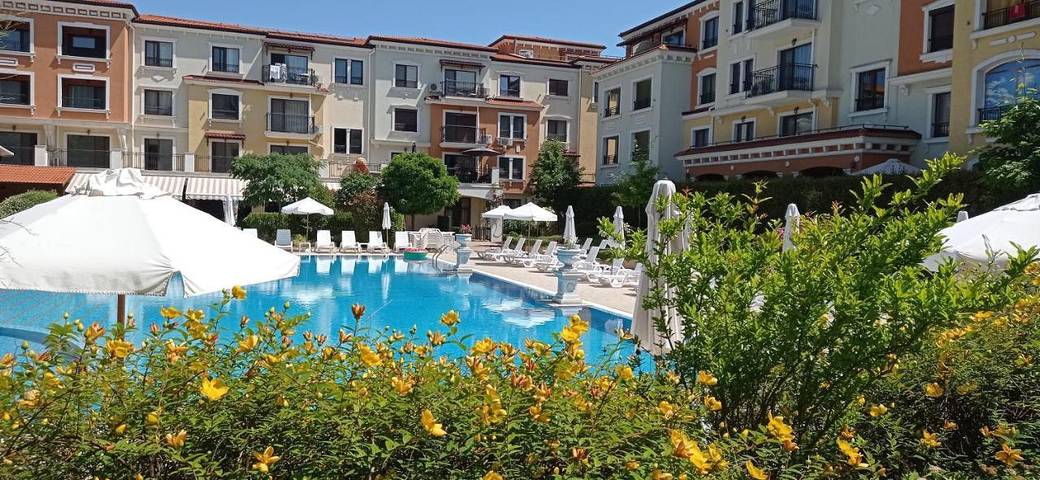 Apartament wakacyjny dla 4 osób, z Balkon i Taras oraz Ogród i Basen w Sozopol