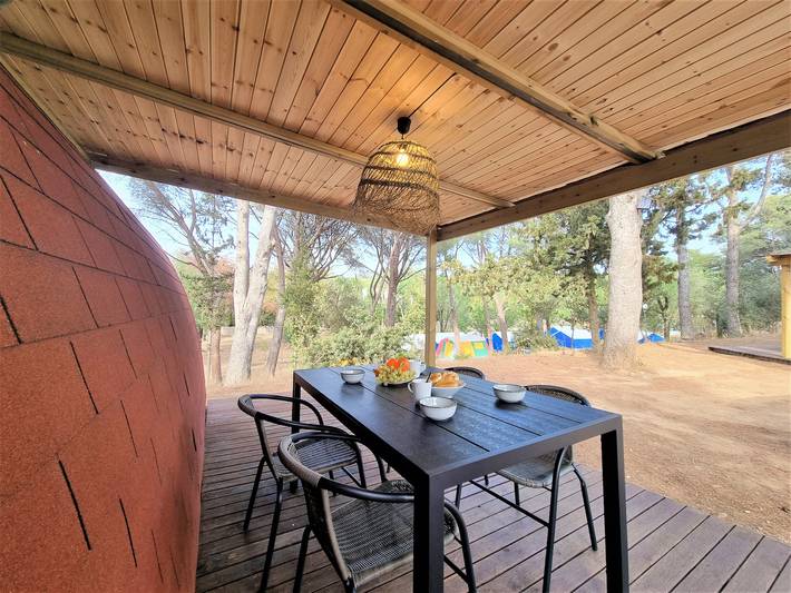 Bungalow pour 4 personnes, avec Terrasse et Jardin à L'Escala