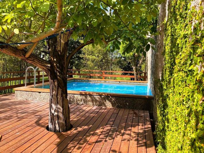 Location de vacances pour 5 personnes, avec jardin ainsi que vue et piscine dans Belmonte - 2