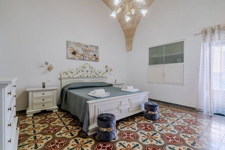 Hel lejlighed, Apartment 'Bilocale' with Private Terrace and Air Conditioning in Giurdignano, Lecce-provinsen