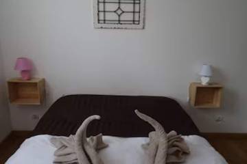 Gîte pour 4 personnes, avec balcon ainsi que jacuzzi et jardin à Sigolsheim