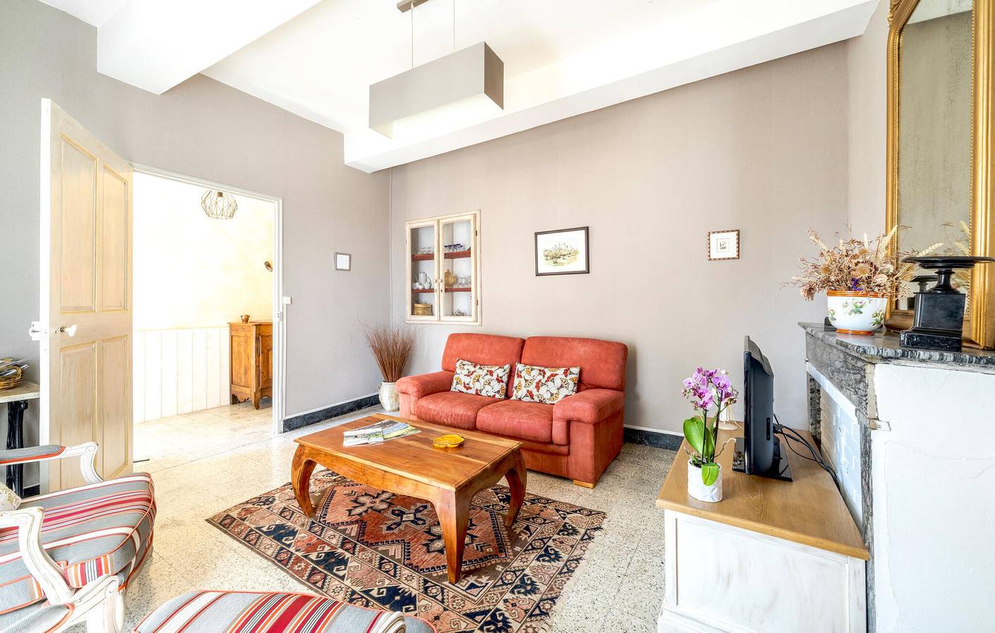 Gartenoase 200 m vom Stadtzentrum Jonquerettes entfernt in Jonquerettes, Vaucluse