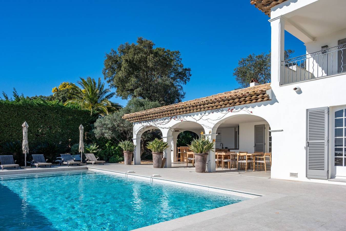 Villa 'Belle Vue - Esprit Du Sud' avec vue mer, Wi-Fi et climatisation in Sainte-Maxime, Côte méditerranéenne (France)