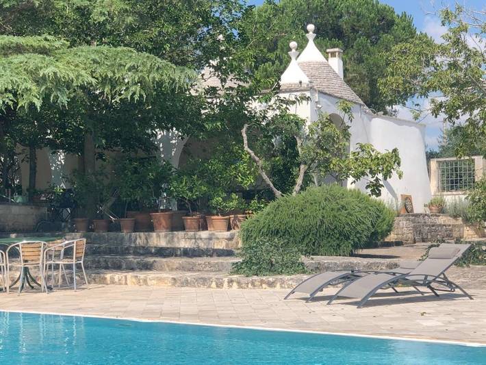 Rustico per 5 persone, con Terrazza e Giardino nonché Piscina per bambini e Piscina a Martina Franca