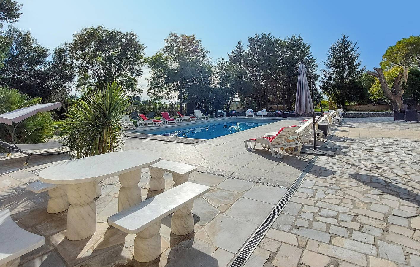 Encantador apartamento con piscina y jardín cerca del centro de Virsac in Saint-Gervais (Gironde), Región de Blaye