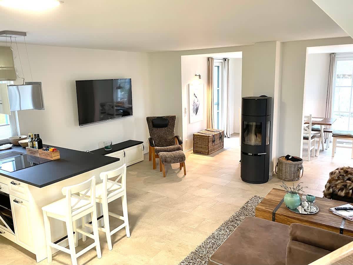 Ferienhaus für 6 Personen mit Sauna in Kramerhof, Stralsund Umland