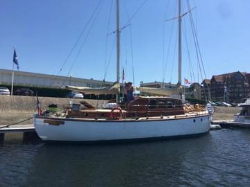 Bateau pour 3 personnes, avec vue et terrasse en Normandie