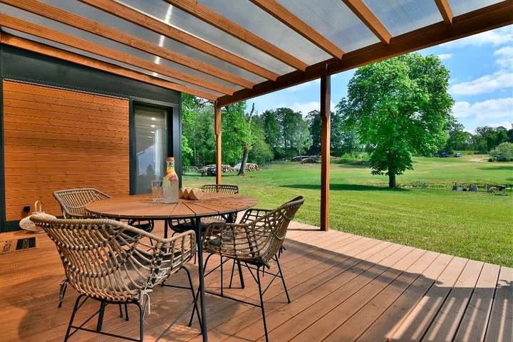 Ferienhaus für 4 Personen, mit Garten, mit Haustier