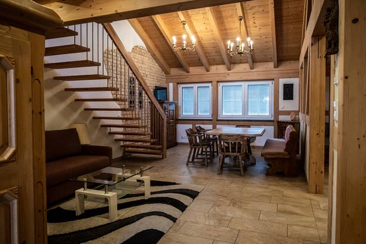 Ganze Ferienwohnung, Ferienwohnungen Lamm - Ferienwohnung 8, 1 Schlafzimmer, 1 Wohn-/Schlafbereich, max. 6 Personen in Eigeltingen, Schwäbische Alb Radweg Region
