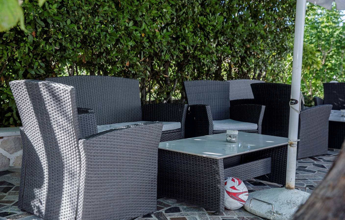 Ganze Wohnung, Apartment Red A3 mit zwei Schlafzimmern und Balkon
 in Supetarska Draga, Rab
