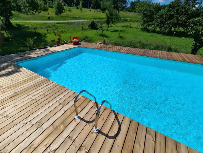 Location de vacances pour 8 personnes, avec jardin à Le Fleix