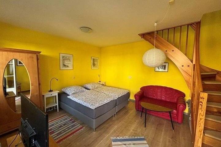 Ganze Wohnung, Ferienwohnung Am Breitstrom - Fewo 2 mit Wassersteg in Krämerbrücke, Erfurt