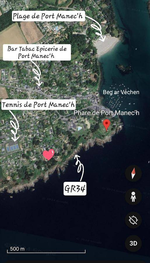 Gîte pour 2 personnes, avec vue et jardin dans Port Manec’h - 2