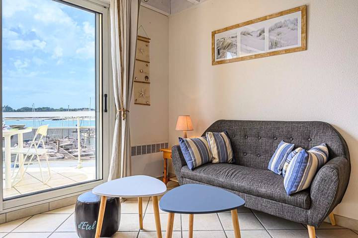 Appartement entier, Etel -appart 2 pièces duplex-45m²-Piscine-Vue mer in Étel, Côte des Mégalithes