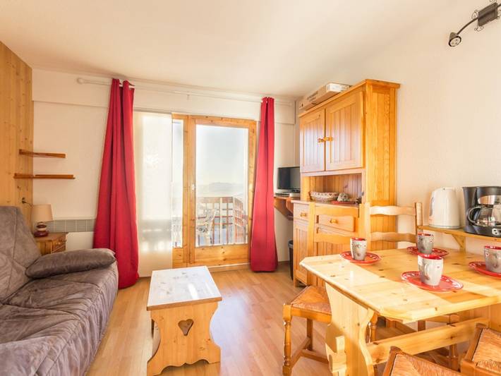 Gîte pour 4 personnes, avec Balcon dans Station De La Rosiere
