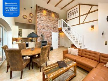 Ferienhaus für 6 Personen, mit Terrasse und Sauna sowie Garten in Hage