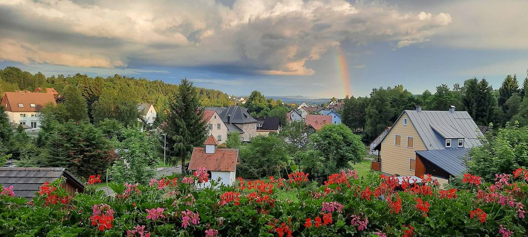 Ferienwohnung für 4 Personen, mit Balkon und Balkon/Terrasse sowie Terrasse und Garten im Fichtelgebirge - 2