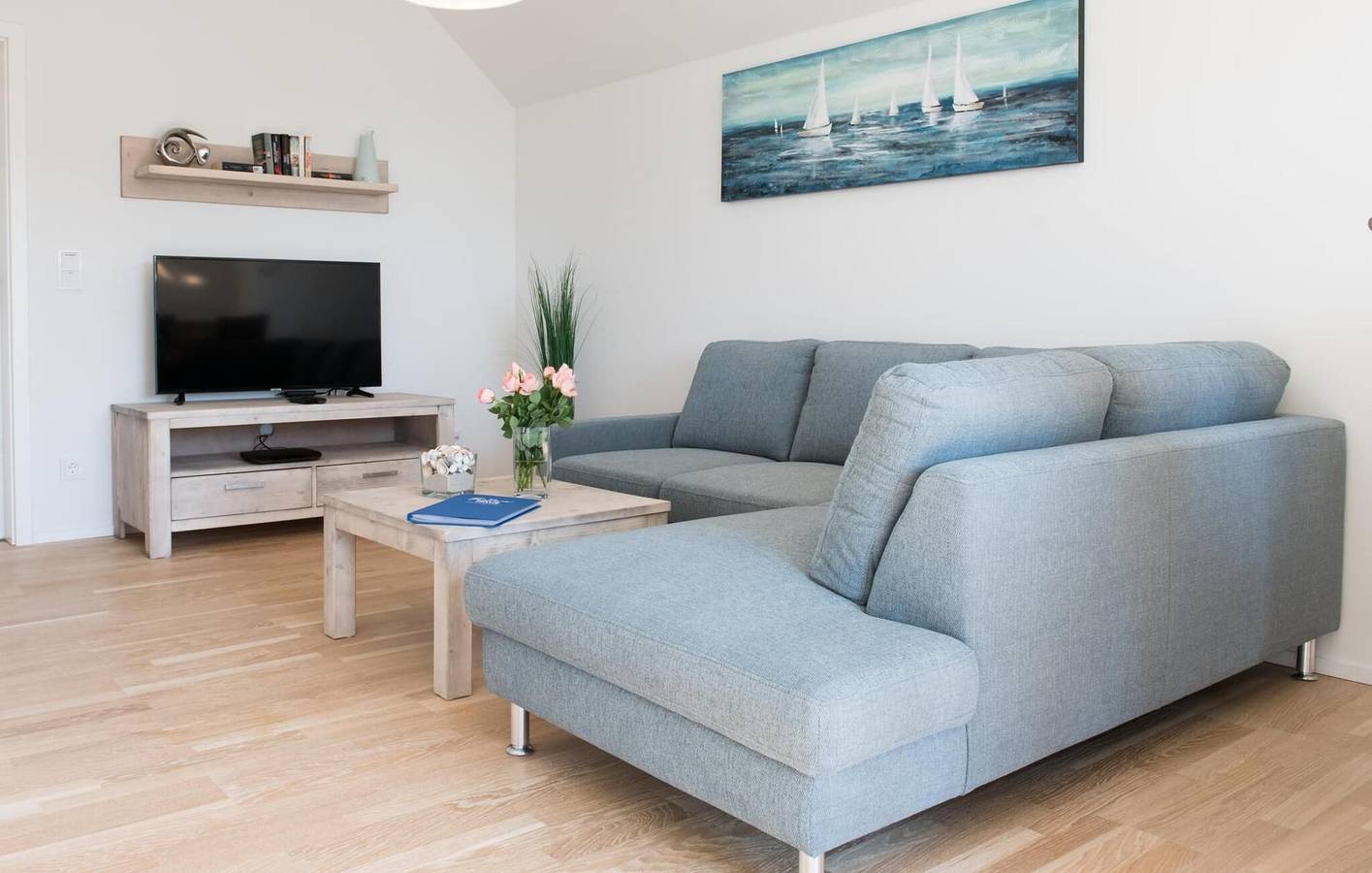 Ganze Ferienwohnung, Terrassenwohnung mit Meerblick, 500m zum Strand in Olpenitz, Kappeln