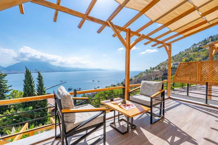 Hotel für 2 Personen, mit Garten und Pool sowie Ausblick in Alanya