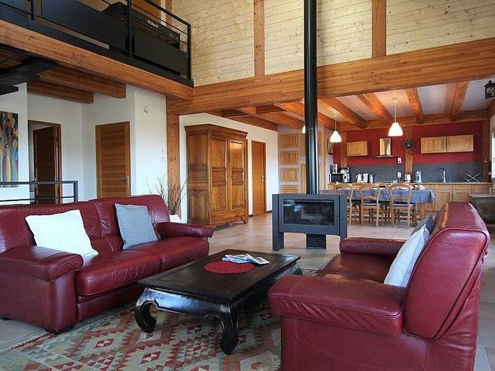 Chalet pour 8 personnes, avec balcon et jardin