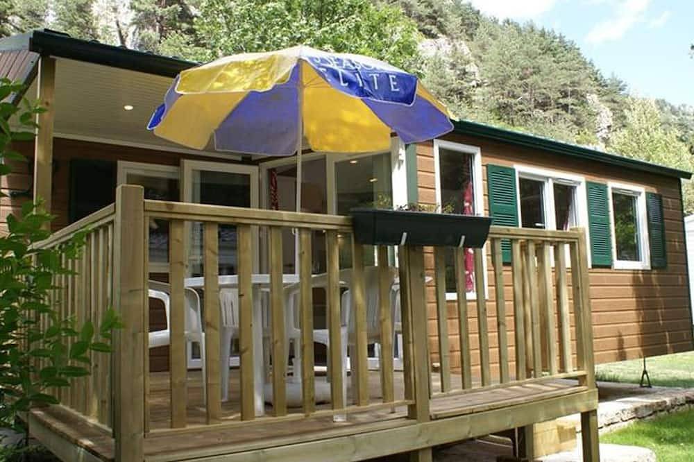 Mobil home con Terraza y Cocina equipada en Meyrueis in Meyrueis, Cevenas