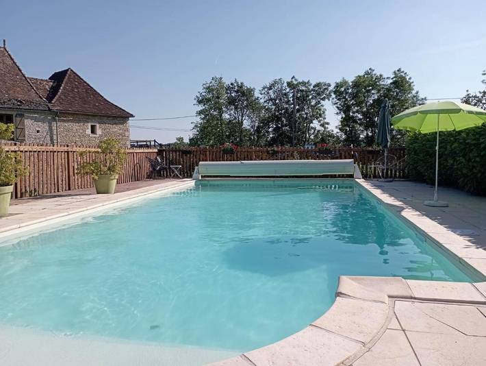 Location de vacances pour 7 personnes, avec jardin ainsi que vue et piscine, animaux acceptés à Salviac - 4