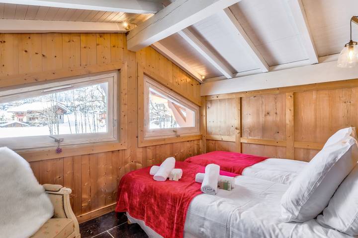 Chalet pour 2 personnes, avec terrasse et jardin, adapté aux familles à Megève - 4