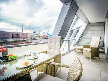 Ferienwohnung für 4 Personen, mit Balkon und Sauna in Wismar