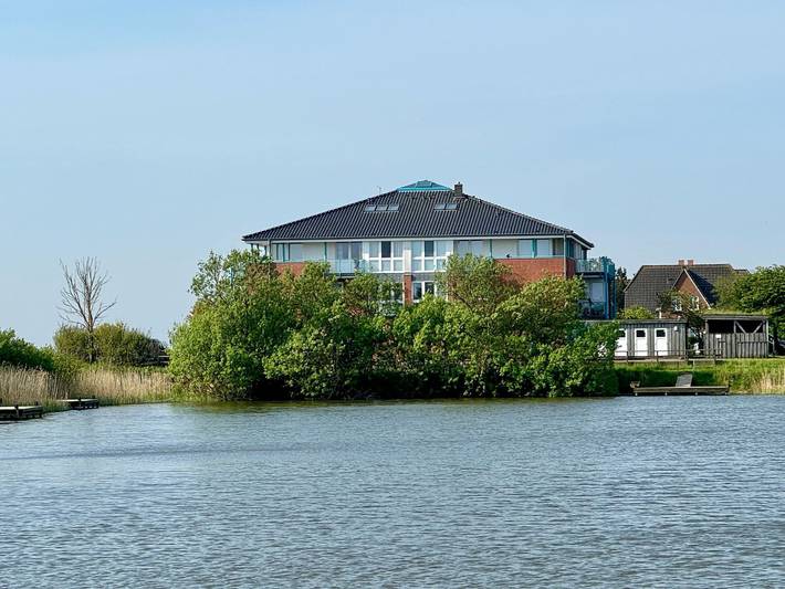 Ferienwohnung für 3 Personen, mit Seeblick und Ausblick in Nordstrand