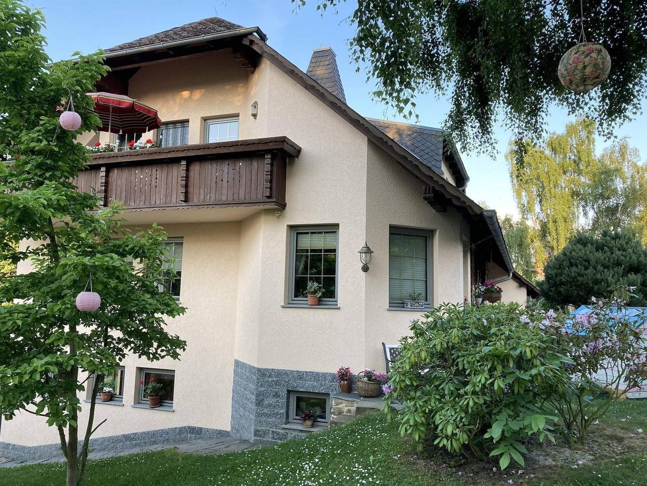 Ganze Ferienwohnung, Ferienwohnung Prüfer - Fewo, Dusche, Wc, 1 Schlafraum in Greiz, Region Greiz