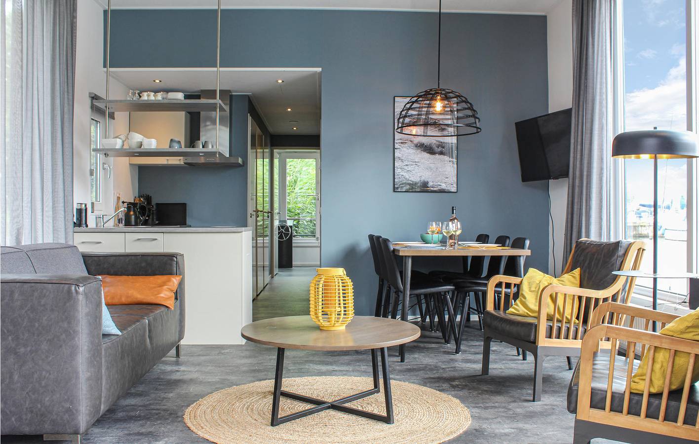 Hausboot für 4 Personen mit Ausblick in Ijsselmeer