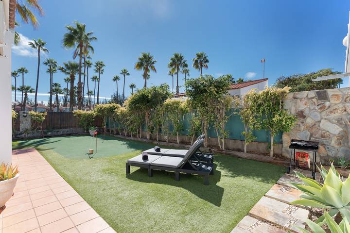 Esclusiva Villa Vacanze a Maspalomas con Piscina Riscaldata con Idromassaggio in Campo Internacional, San Bartolomé de Tirajana