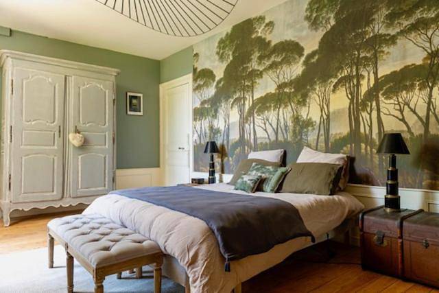 Chambre d’hôte pour 4 personnes, avec vue ainsi que jardin et terrasse