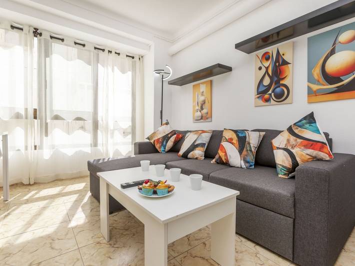 Vakantieappartement voor 2 personen, met balkon in L'Escala