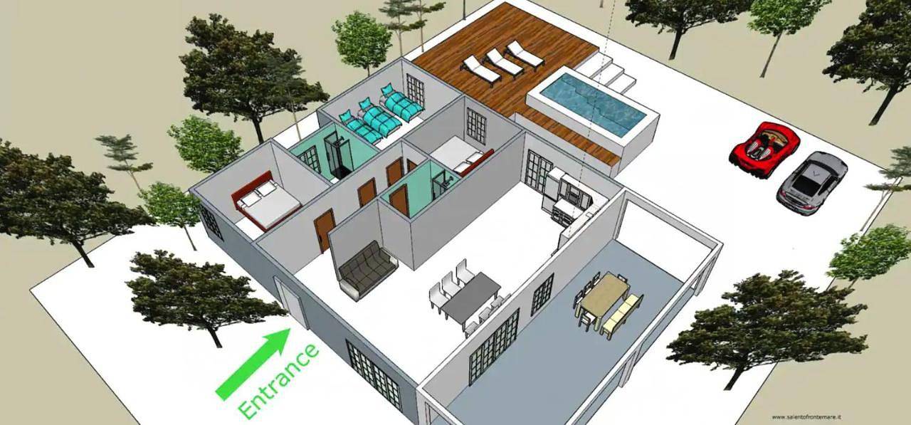Three-Bedroom Villa in Gallipoli, Golfo di Taranto
