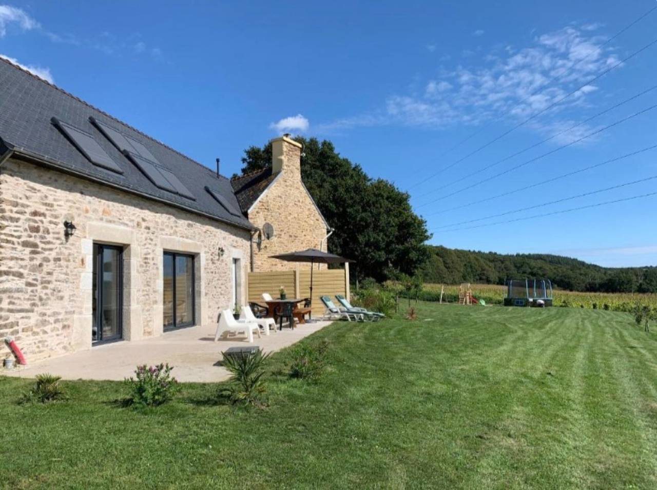 Ganze Wohnung, Apartment 'Ty Sterenn' mit privatem Garten, Wlan und Klimaanlage in Bannalec, Quimper und Umgebung