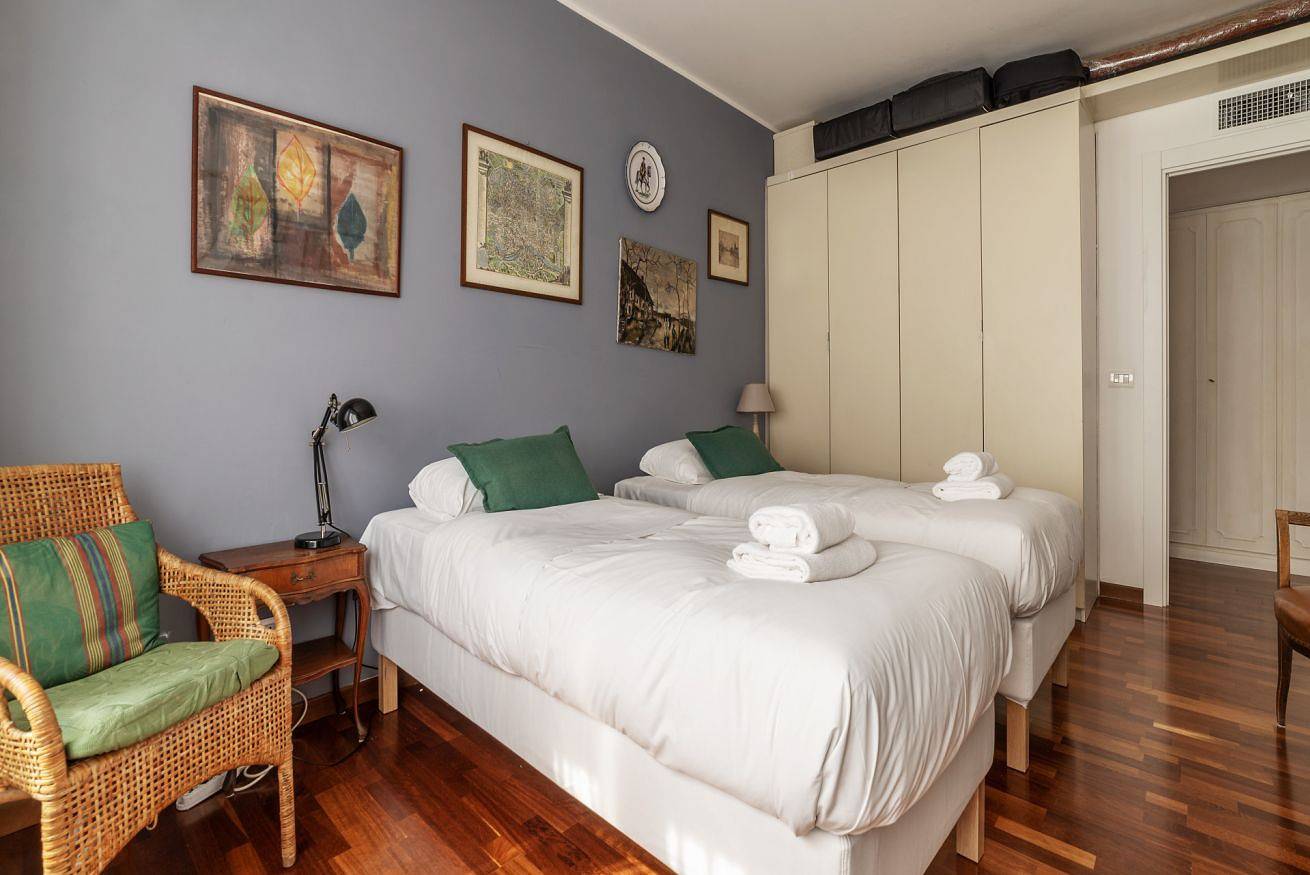 Apartamento entero, Apartamento de vacaciones para 2 personas con balcón/terraza in El Vaticano, Provincia de Roma