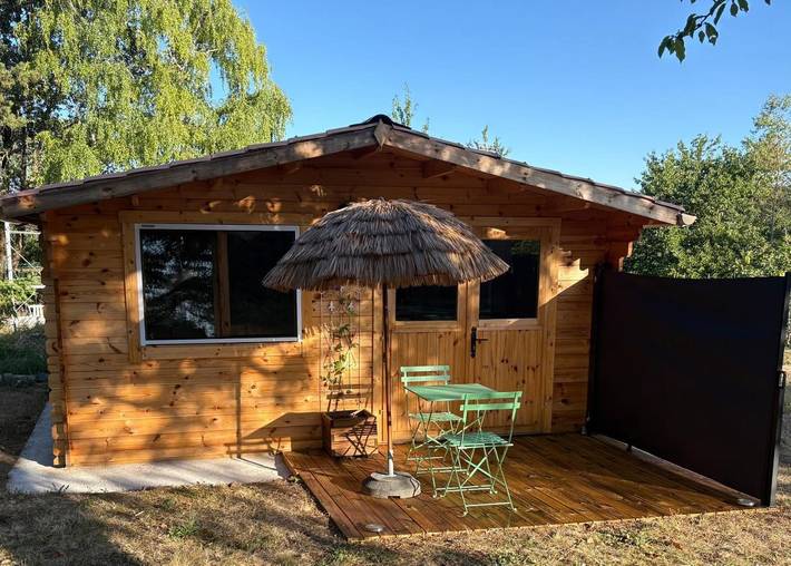 Chalet pour 2 personnes, avec vue ainsi que terrasse et jardin